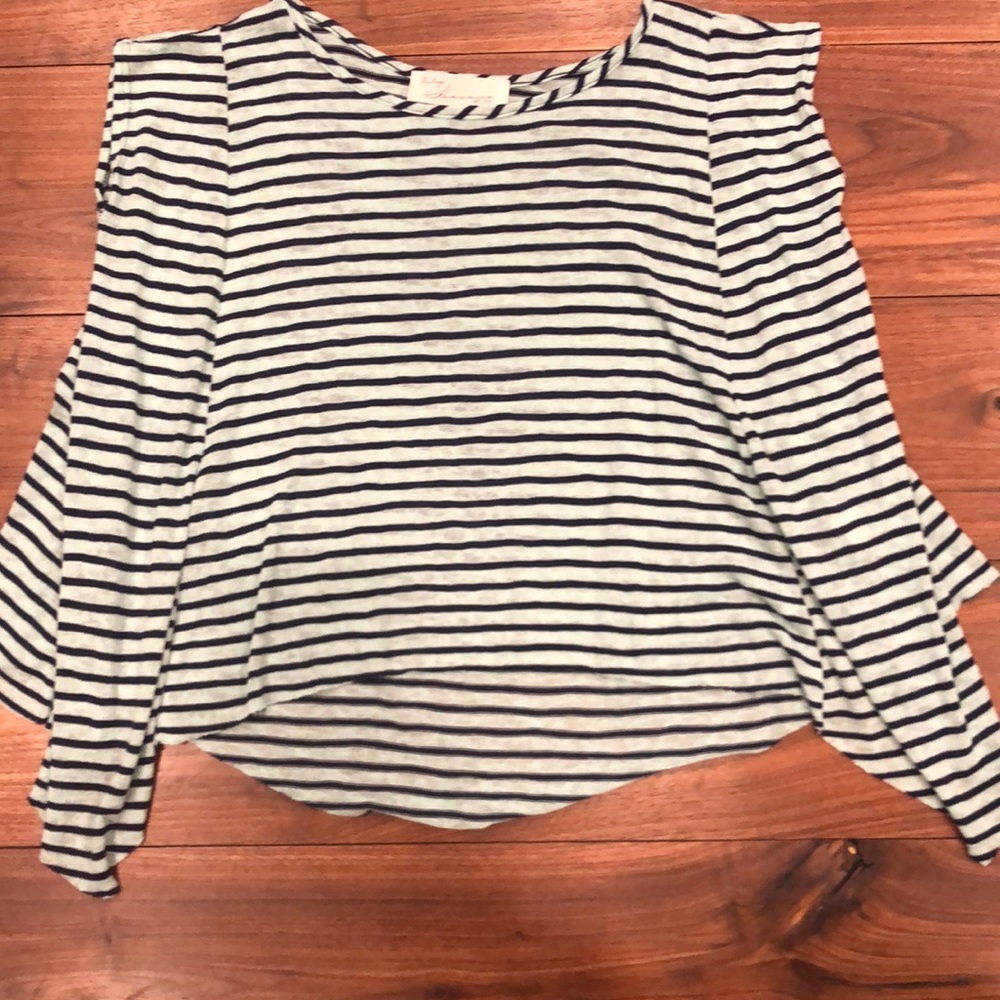 Vintage Havana loose knit flared top